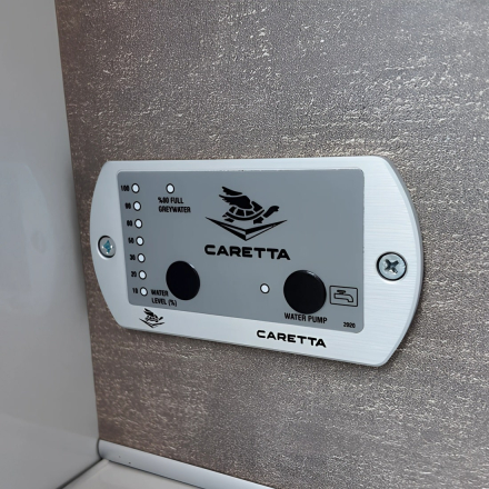 Panel control agua-pica minicaravana Caretta 1500
