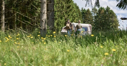 Acampada con Camp-let North al aire libre