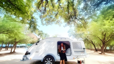 La desconexión tecnológica con una Mini Caravana