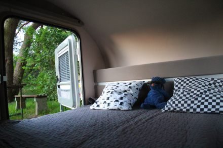 Cama cómoda y con vistas