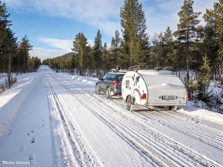 Navidades en la nieve con minicaravana