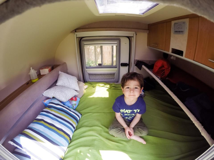 Beneficios para niños al salir de vacaciones en mini caravana