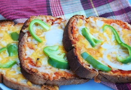 Pizzas de pan