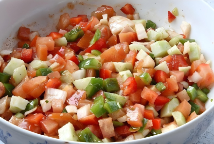 Ensalada de gazpacho