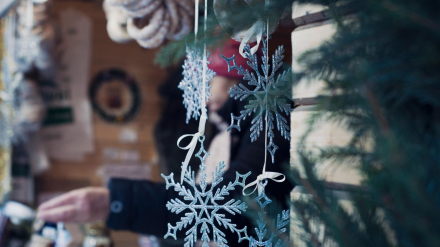 Mercado navideño ideal para visitar en minicaravana