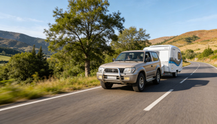 Minicaravana con techo elevable