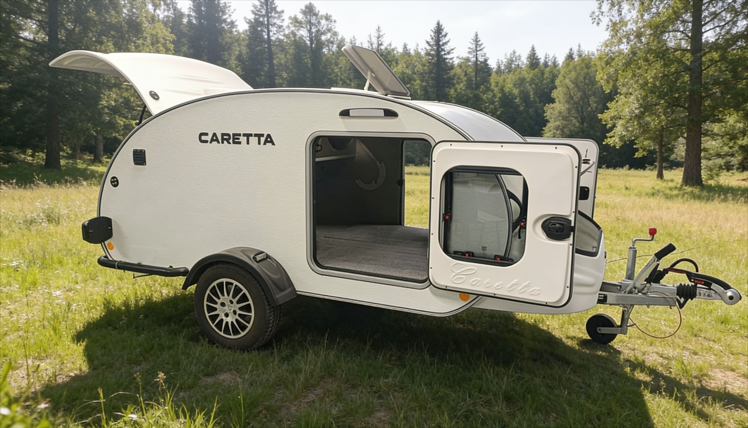 minicaravana de menos de 750 kg para dos con una cama más amplia para viajar en pareja
